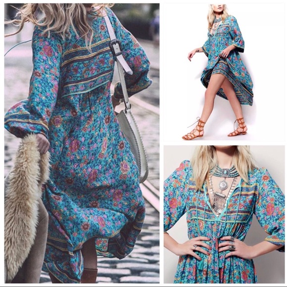 Prairie Folk Town Maxi Dress - Picture 2 of 8